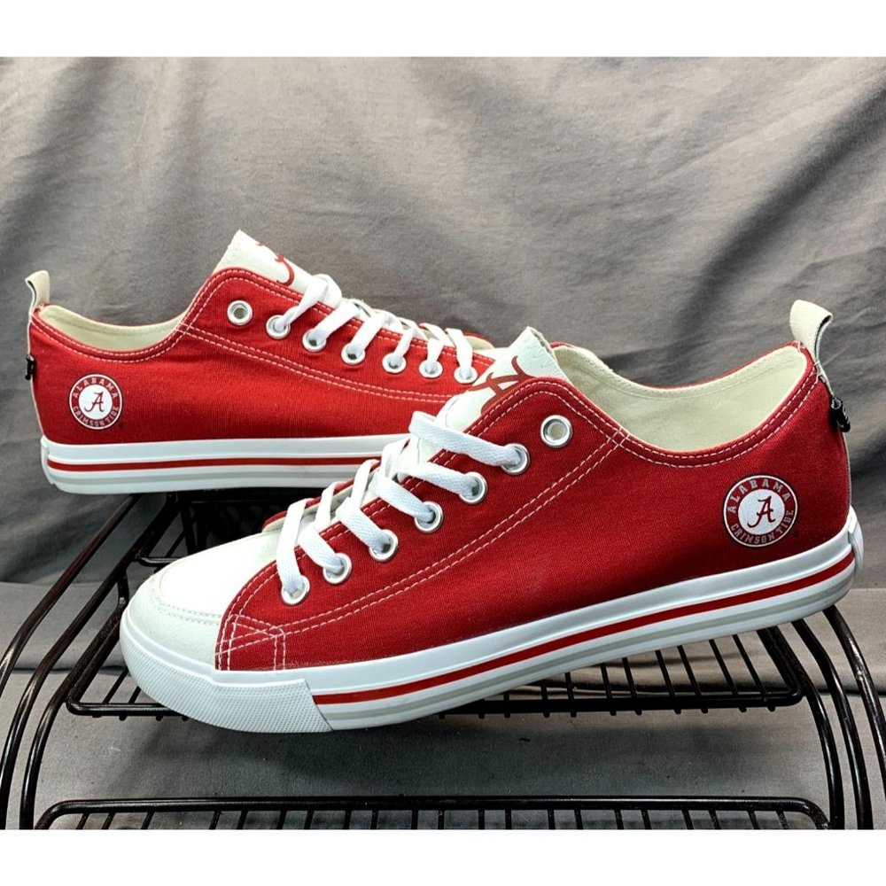Skicks College Sports Teams Alabama Tide Unisex Low Top Sneakers Sz M10/W12
